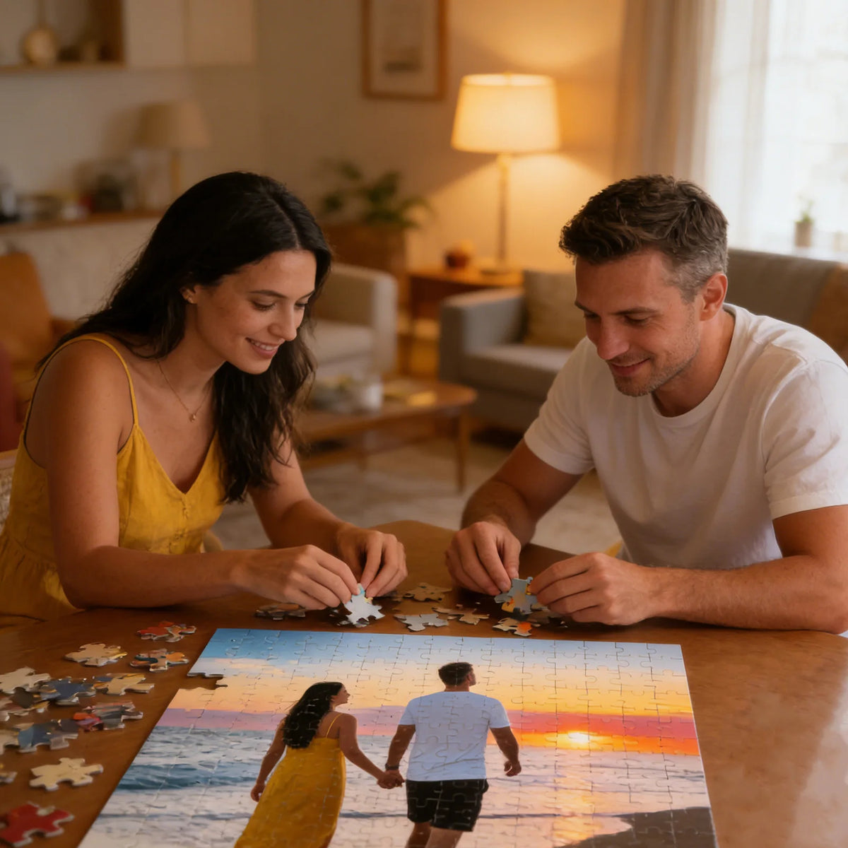 ✨ Custom Wooden Photo Puzzle