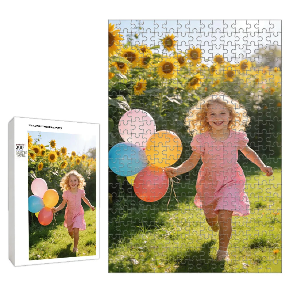 ✨ Custom Wooden Photo Puzzle