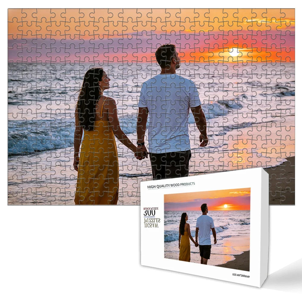 ✨ Custom Wooden Photo Puzzle